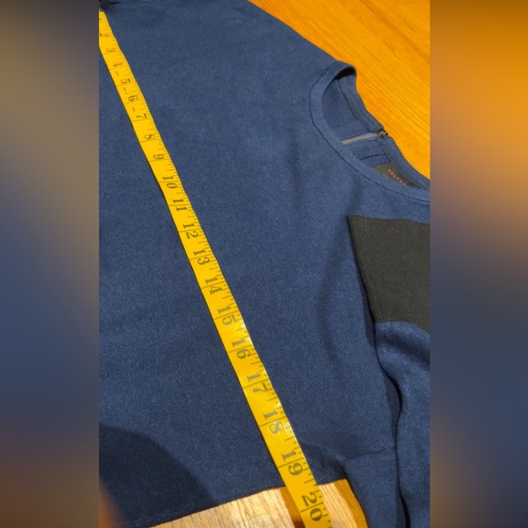 Roland Mouret Cotton Silk blend 3/4 sleeve pullover sweater, size medium - Picture 3 of 9